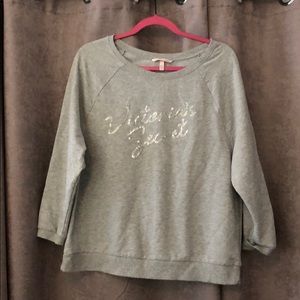 Victoria Secret oversized 3/4 sleeved sweatshirt